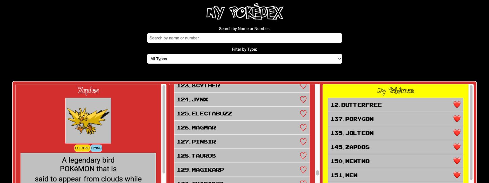 Pokedex App